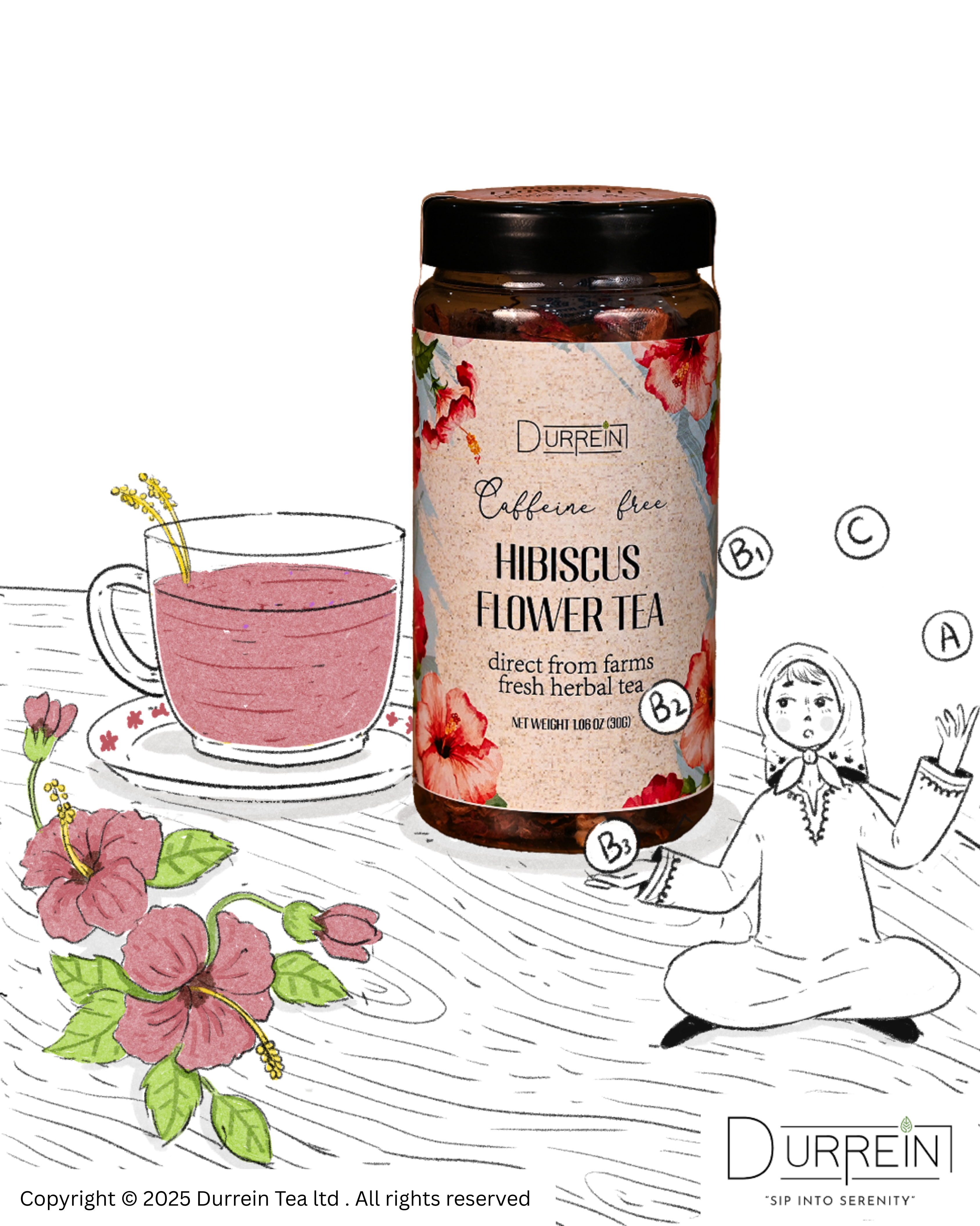 Hibiscus Flower Tea