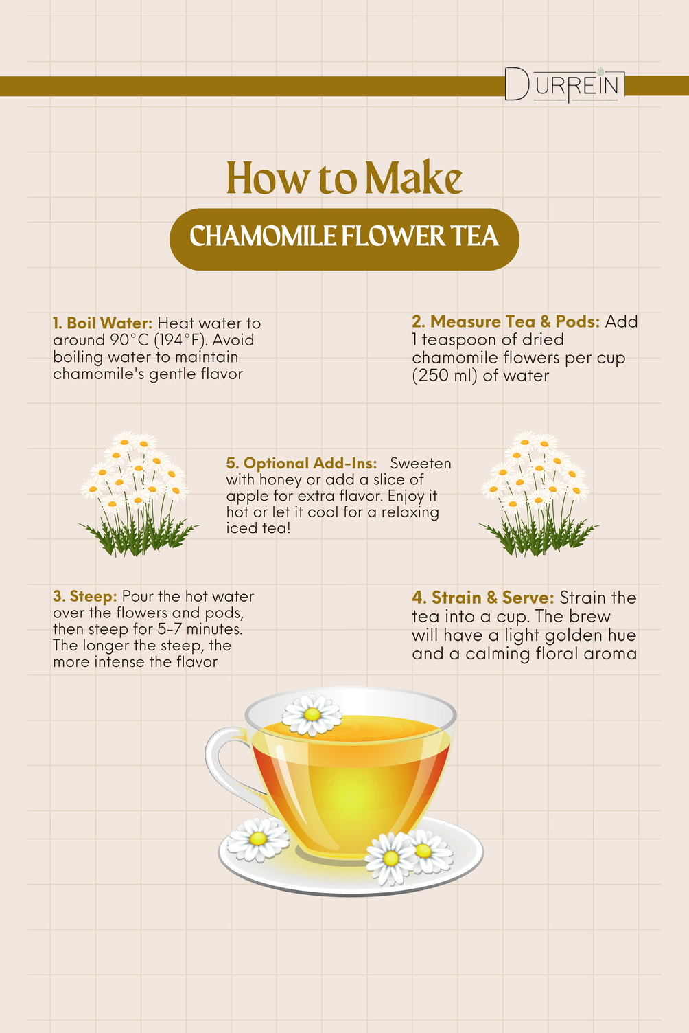 Chamomile Flower Tea