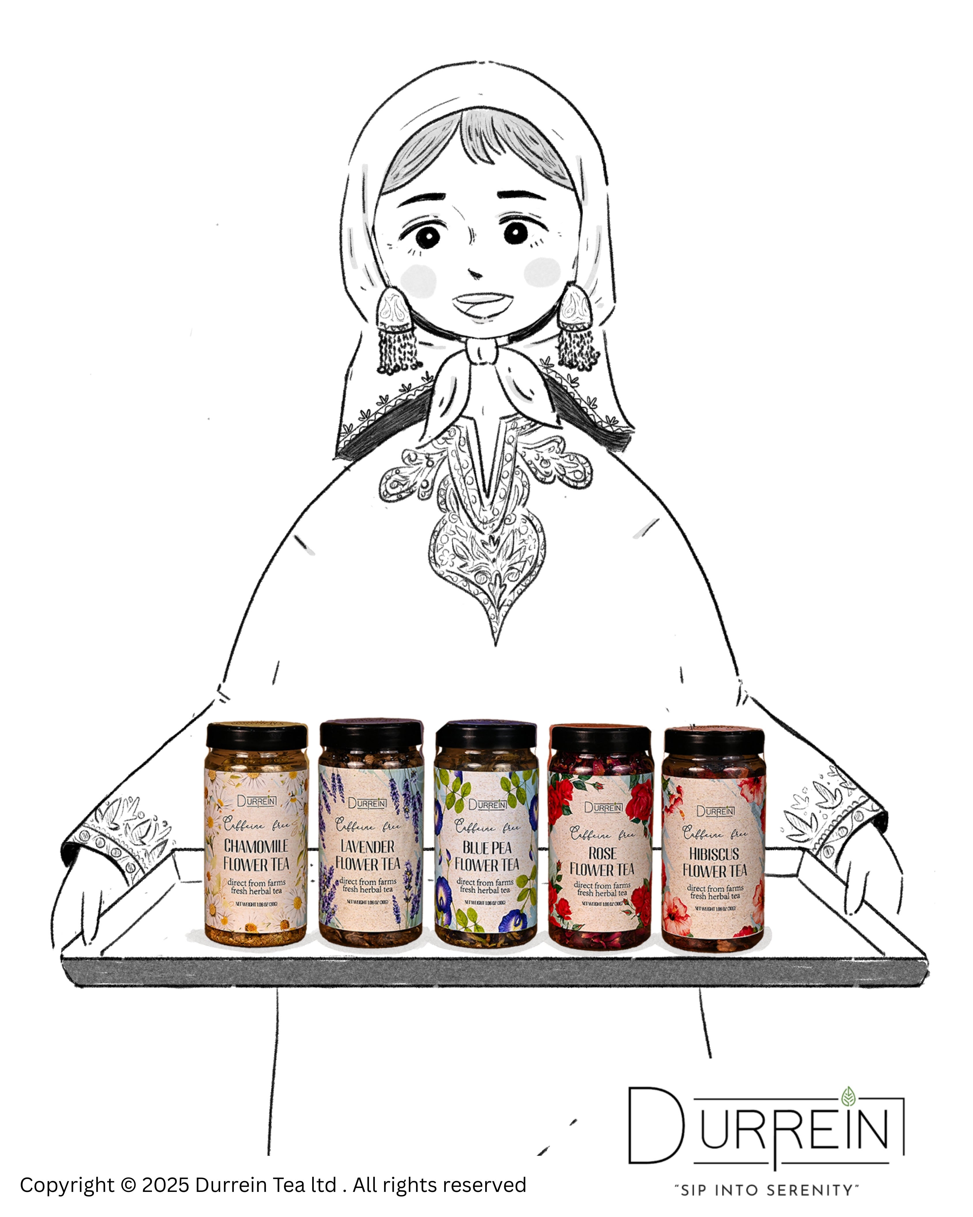 Flower Tea - Pack of 5