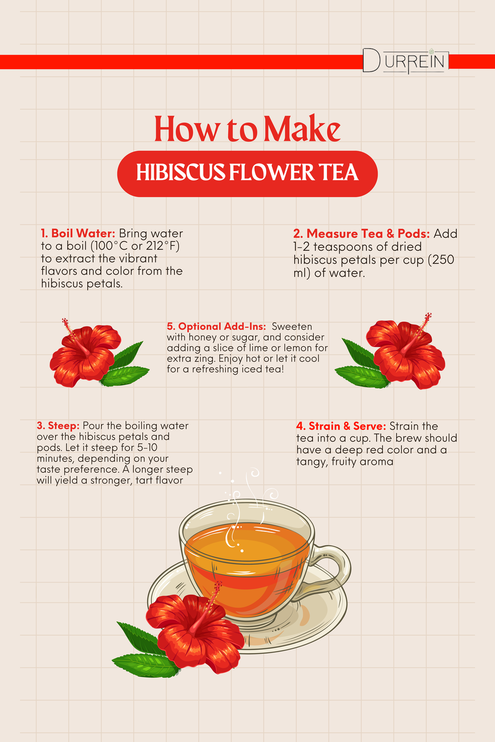 Hibiscus Flower Tea