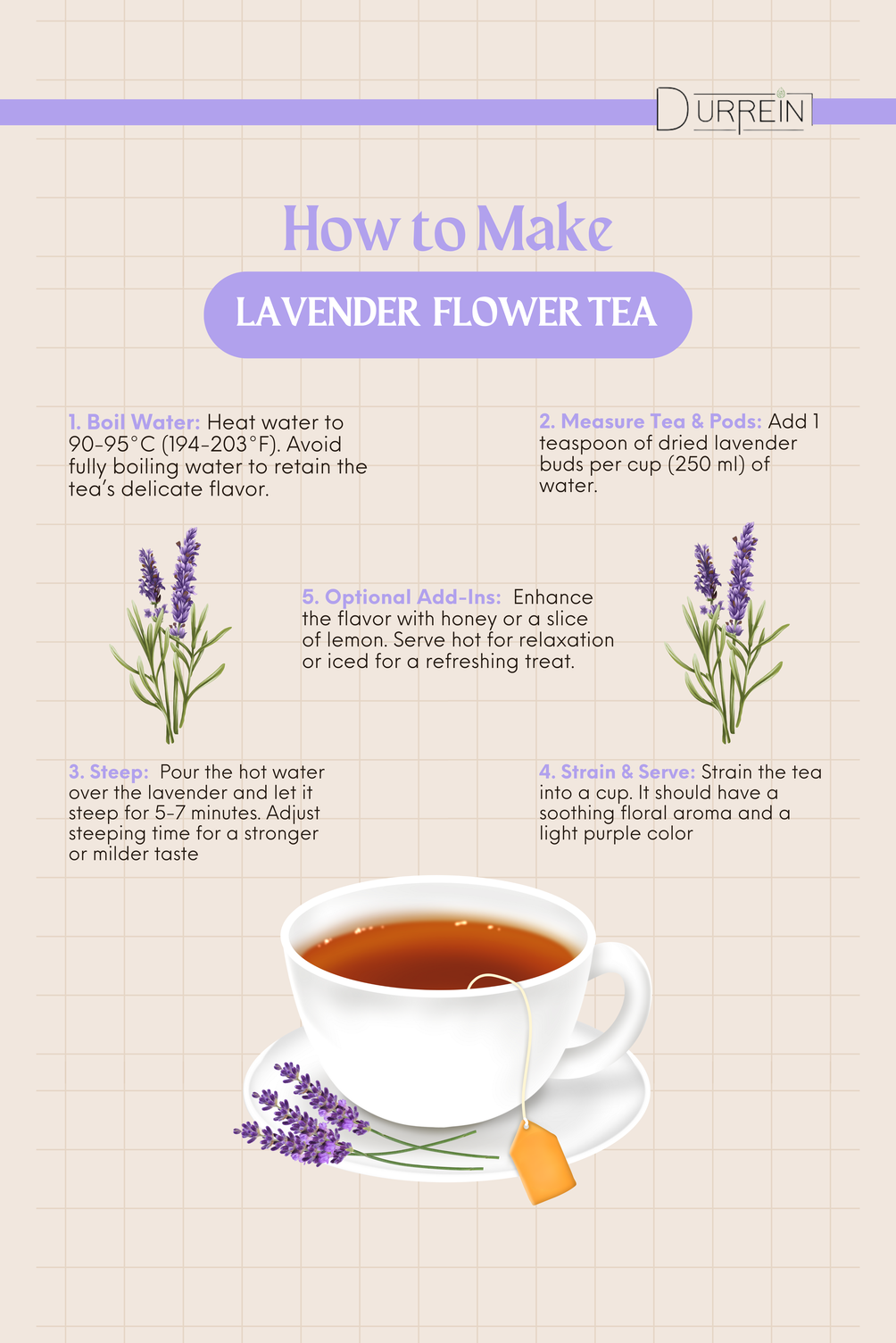 Lavender Flower Tea