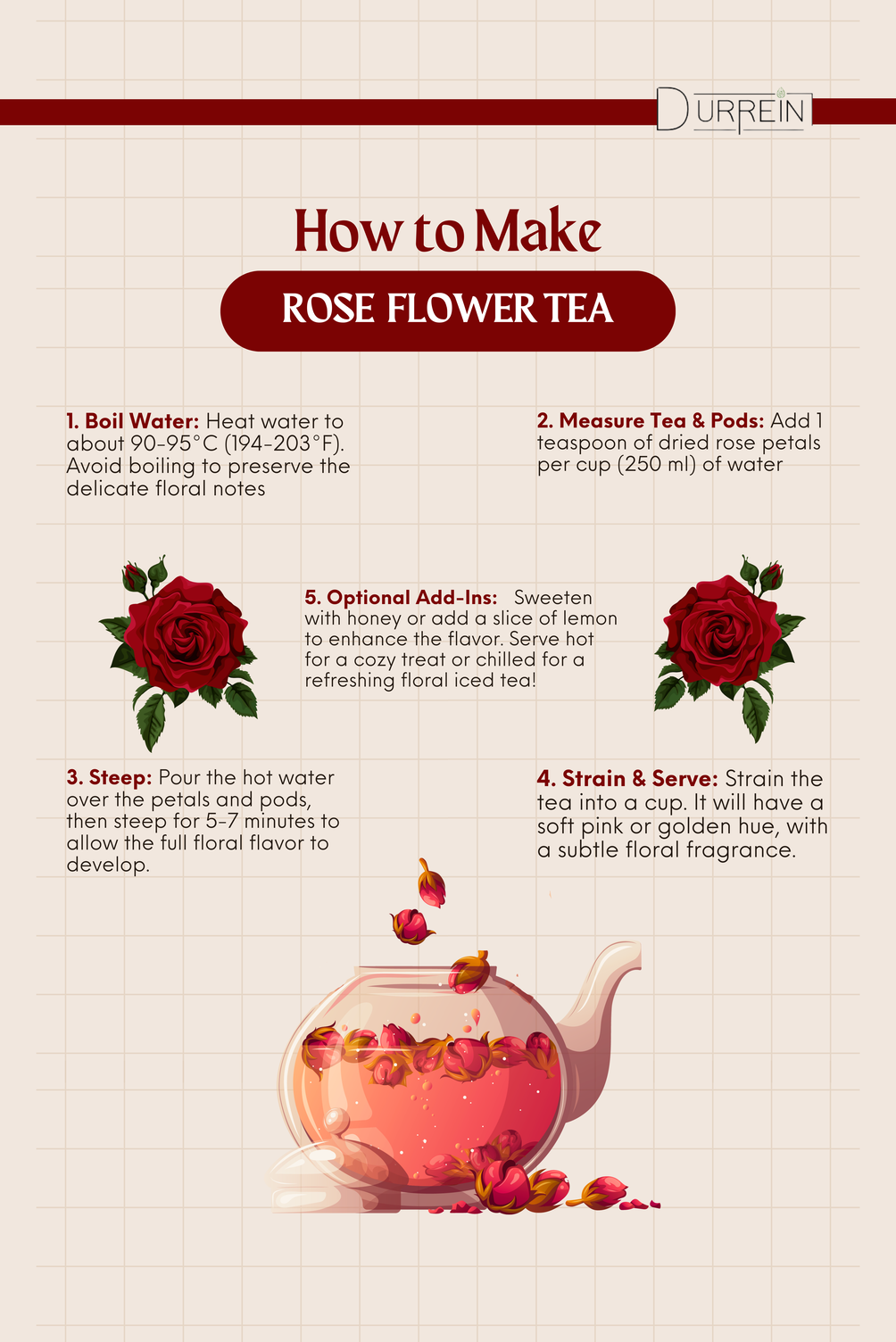 Rose Flower Tea
